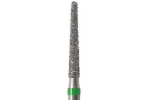 Fresa diamante turbina: 850 cono punta redondeada, en 018 ARO VERDE (5 uds)