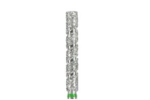 Fresa diamante turbina: T842 cilindro punta plana Turbo (5 uds)